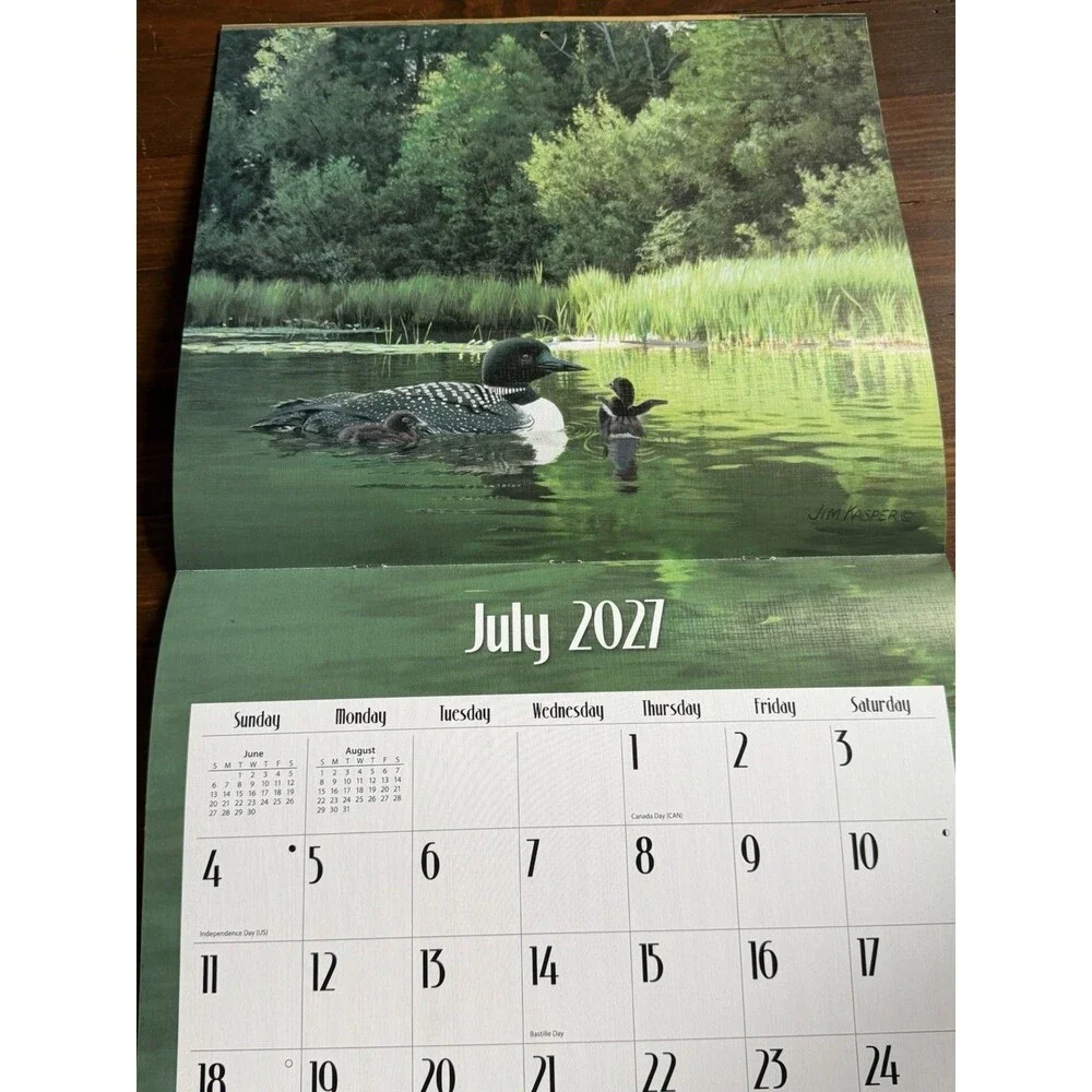 Lang Brands, Loons on the Lake 2027 Wall Calendar by Jim Kasper